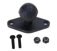 Adaptateur de support fixe en alliage d'aluminium pour moto, boule de 25 mm pour support de tête, support de vélo, base à rotule