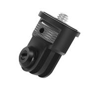 Adaptateur de support pour appareil photo en aluminium 1/4", adaptateur de trépied rotatif, adaptateur fileté de réglage pour GoPro, Sony, Xiaomi 360°, compatible avec monture GoPro, accessoires de