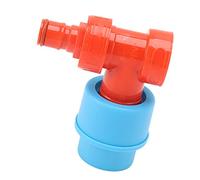 Adaptateur de té de Bière en Plastique Résistance Chimique Bouchon de Carbonatation à 3 Voies pour Boissons Gazeuses Boissons Gazeuses