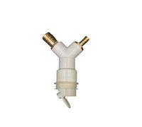 Adaptateur de té de drainage for lave-linge et sèche-linge, raccord de tuyau à quatre voies avec clapet anti-retour anti-odeur(B)