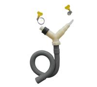 Adaptateur De Té De Drainage, Raccord De Tuyau De Drainage For Lave-linge Et Sèche-linge, Avec Tuyau De Drainage Rallongé, Longueur Du Tuyau 0,3 M