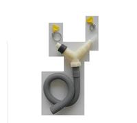 Adaptateur de té de drainage, raccord de tuyau de drainage for lave-linge et sèche-linge, avec tuyau de drainage rallongé, longueur du tuyau 0,3 m pièce de rechange