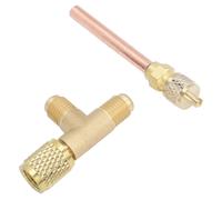adaptateur de té de vanne 1/4in,Connecteur de té de vanne 1/4in,Raccord de té de vanne 1/4in,Adaptateur de té SAE 1/4in,Adaptateur de té d'accès rapide,Té d'accès de coupleur rapide