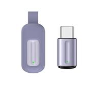 Adaptateur de télécommande infrarouge miniature en aluminium pour téléviseurs, climatisation, contrôle du ventilateur, utilisation d'appareils ménagers sans porte-clés Internet, télécommande