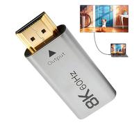 Adaptateur de téléphone Femelle mâle - Convertisseur Plug and Play 8K, Adaptateur de projecteur à Faible Latence 60 Hz, pour Tablette, Ordinateur Portable, projecteur, Console de Jeu, TV