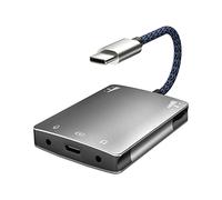 Adaptateur de téléphone portable sans perte de qualité sonore type C convertisseur de carte son pour diffusion en direct/chargement/convertisseur de type C
