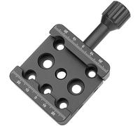 Adaptateur de télescope avec Base de Support de Selle à Queue d'aronde avec alésage fraisée M6 M8 pour Rail de Style Vixen, Plaque d'astronomie OTA, tête de Montage équatoriale - Support de Montage