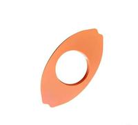Adaptateur de tente de chauffage diesel de 7,6 cm avec fermeture éclair, joint de conduit d'air isolé pour abris extérieurs (orange)