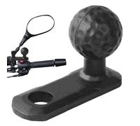 Adaptateur de tête coudée avec base sphérique - Support en robuste absorbant les chocs pour support de téléphone de moto - Accessoires de vélo pour vélo, extérieur, scooter, moto