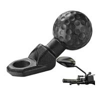 Adaptateur de tête coudée avec base sphérique - Support en robuste absorbant les chocs pour support de téléphone de moto - Accessoires de vélo pour vélo, extérieur, scooter, moto