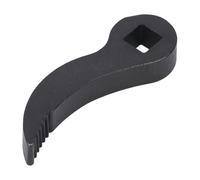 Adaptateur de tête de pied-de-biche robuste, adaptateur de clé à levier en acier Cr V, outil de réparation automobile, carré dentelé, angle à cliquet universel, noir