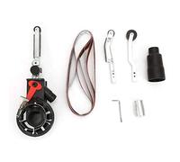 Adaptateur de tête de ponçage pour ponceuse à bande mini pour meuleuse d'angle électrique, pour meulage de lame, ciseaux de meulage, meulage de main courante en acier inoxydable et brasage métal(M14)