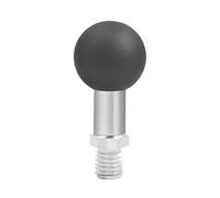 Adaptateur de tête sphérique M10 M8 de 25 mm / 1in pour caméra de moto, vélo, support de téléphone à clip pour moto, base à rotule, base de guidon de vélo, vis de vélo, caméra d'action