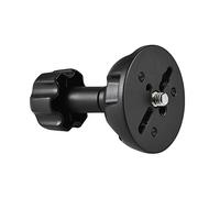 Adaptateur de tête vidéo HUIOP 75 mm Half Ball plat vers Bowl Adaptateur avec vis 1/4" et 3/8" pour trépied à tête liquide DSLR Rig Appareil photo