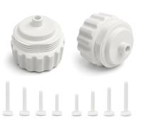 Adaptateur de Thermostat M28 vers M30 x 1,5 mm pour cœur, comap et Plus Encore - Thermostat de radiateur - Adaptateur de Valve de radiateur/vanne de Chauffage - Lot de 2