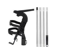 Adaptateur de tige de pulvérisation - Raccord de support réglable - Souffleur à poudre avec tige télescopique pour rénovation de meubles, cadre de porte, rebord de fenêtre