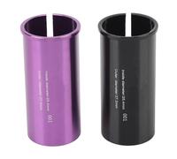 Adaptateur de tige de selle, cale en alliage d'aluminium usiné CNC, finition texturée, manchon de conversion pour tube de selle de vélo (25,4-27,2 mm)