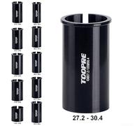 Adaptateur de tige de selle de vélo - Réducteur de tube compatible avec différents diamètres de tube de tige de selle (27,2 à 30,8)