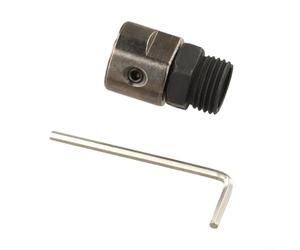 Adaptateur de tige d'extension pour découpe rapide des trous pour métal et cloison sèche avec changement d'outil en une seconde et éjection des débris (B)