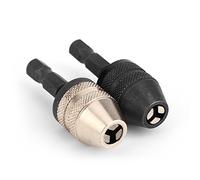 Adaptateur de tige hexagonale, convertisseur d'adaptateur de tige hexagonale de mandrin de foret sans clé 1/4 po Changement rapide 0.3-3mm SG, peut être utilisé de manière illimitée n'importe où