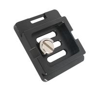 Adaptateur de trépied à dégagement rapide pour trépieds avec canal de positionnement 3 positions universel pour adaptateur de tête de voyage