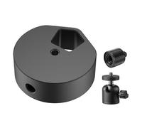 Adaptateur de trépied en alliage d'aluminium avec tête sphérique rotative à 360 degrés améliore la stabilité et le réglage de la connexion sécurisée