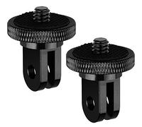 Adaptateur de Trépied en Aluminium 1/4-20 Support de Caméra Adaptateur Montage Compatible avec Les Caméras d'action GoPro Hero Sony Xiaomi Yi SJcam et Autres Accessoires Standard 1/4