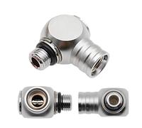 Adaptateur de tuba basse pression - Adaptateur de tuyau à air comprimé sous-marin - Adaptateur rotatif à 360 ° - Raccords de régulation pour l'apnée, la pêche au lance, la plongée sous-marine, la