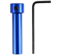 Adaptateur de tube de positionnement pour tournevis à douille avec construction en aluminium pour une précision de positionnement d'outils répétables (bleu)