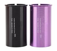 Adaptateur de Tube de tige de selle en alliage d'aluminium, CNC usiné, Texture CD, Cycle, tige de selle, manchon réducteur, cale (27,2-31,6 mm)