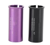 Adaptateur de Tube en alliage d'aluminium, 2 pièces, réducteur de tige de selle, manchon à diamètre Variable pour le cyclisme en montagne et sur route (22,2-25,4 mm)