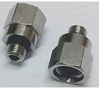 Adaptateur de tuyau 1ère étape MD- 3/8" UNF AG - 1/2" UNF IG High Flow