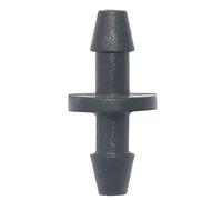 Adaptateur de tuyau, Connecteur, connecteur de tuyau, connecteur d'eau de jardin 1/4" 1/8" 6 mm, bouchon d'extrémité coudé, cannelure droite adaptée au système d'irrigation par tuyau d'arrosage,