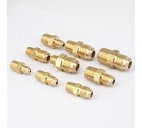 Adaptateur de tuyau, connecteur de robinet, 1/8" 1/4" 3/8" NPT mâle for tube OD 1/8" 3/16" 1/4" 5/16" 3/8" en laiton SAE 45 degrés adaptateurs de raccords de tuyauterie Connecteurs 229 PSI-Type 1
