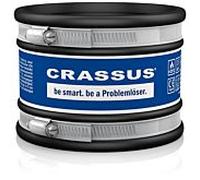 Adaptateur de tuyau Crassus Cdc CRA11018 100, type 2000 , 100-116mm, 1930 , 6 bar, avec lèvre intérieure