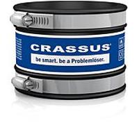 Adaptateur de tuyau Crassus Cdc CRA11019 70, type 2000 , 70-85mm, 1930 , 6 bar, avec lèvre intérieure