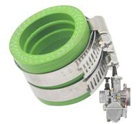 Adaptateur de tuyau d'admission de carburateur de 40 mm | Joint de manchon pour tuyau d'admission de carburateur de moto - Connecteur d'entrée résistant à la chaleur polyvalent pièces de rechange pour