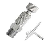 Adaptateur de tuyau d'aérographe - Raccord à libération rapide de 0,3 cm, connecteur en métal | Fixation instantanée pour outils de salon de beauté, équipement de coiffure, modèle miniature, peinture