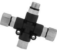 Adaptateur de tuyau d'air, Adaptateur 3 voies pour aérographe, Connecteur de pulvérisation, Mini-compresseur pour aérographe