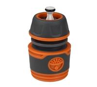 Adaptateur de tuyau d'arrosage 1/2 "3/4", 2 pièces, connecteur rapide 16mm, bouchon d'arrêt, Joint coupleur, prolongateur réparation Tube d'irrigation d'eau(1I2inch-stop-2pcs)