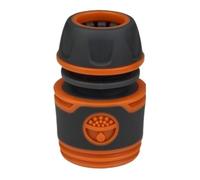 Adaptateur de tuyau d'arrosage 1/2 "3/4", 2 pièces, connecteur rapide 16mm, bouchon d'arrêt, Joint de coupleur, prolongateur de réparation de Tube d'irrigation d'eau(B-1I2-inch-2pcs)