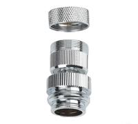 Adaptateur de tuyau d'arrosage pivotant à 360 degrés, raccord de 140 cm avec convertisseur de filetage femelle vers mâle en laiton, fixation aérateur de tuyau pour une connexion facile