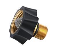 Adaptateur de Tuyau D'Arrosage pour Nettoyeur Haute Pression, Entrée D'Eau 3/4 Femelle Vers 3/8 Mâle pour Pompes de Nettoyeur Haute Pression Simpson