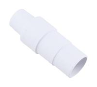 Adaptateur de tuyau d'aspirateur pour nettoyeur de piscine Intex avec tuyau de 3,8 cm et 3,8 cm compatible avec les tuyaux - Pièce d'équipement de piscine en plastique blanc