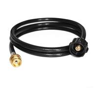 Adaptateur de tuyau de 1,2 m de long - Prend en charge les réservoirs de 0,5 kg à 9,1 kg - Utilisés pour les raccords QCC1 et POL pour barbecues à gaz, réchauds de camping, lanternes, chauffages de