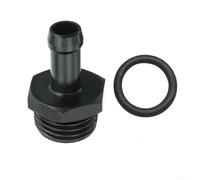 Adaptateur de tuyau de carburant AN10 à filetage externe vers coupleur 5/16 pour pompes à carburant et régulateurs de pression automobiles en aluminium usiné CNC