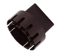 Adaptateur de Tuyau de Descente de Gouttière, Connecteur de Rallonge de Tuyau de Descente de Vidange en Plastique Adaptateur de Vidange Flexible Connecteur de Convertisseur de Tuyau(Marron S)