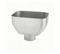 Adaptateur de tuyau de descente en acier inoxydable pour une intégration parfaite entre la sortie de gouttière et les tuyaux de vidange standard (63 mm)