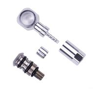 Adaptateur de tuyau de frein à disque en alliage d'aluminium et boulon D8M5 en acier inoxydable pour raccord banjo conçu pour XOD pour Goodtaste et ZOOM875e étriers de frein avec bagues d'étanchéité