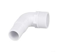 Adaptateur de tuyau de piscine 3,8 cm coude lisse à 90 degrés SPX1105Z3 - Remplacement pour système de filtre Hayward S240 S200 - Bleu